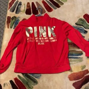 Victorious secret red and gold pullover